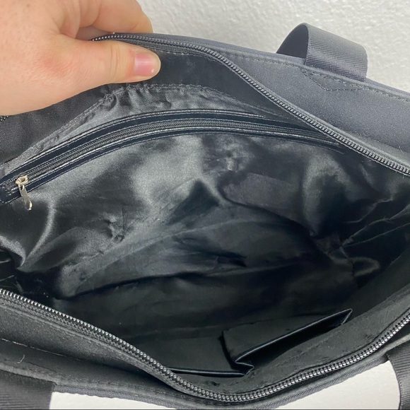 Unbranded Tan and Black Seatbelt Tote Purse, Y2K - Picture 5 of 6